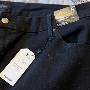 Express XL Black High Rise Jeans